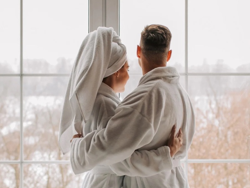 Happy weekend for couple