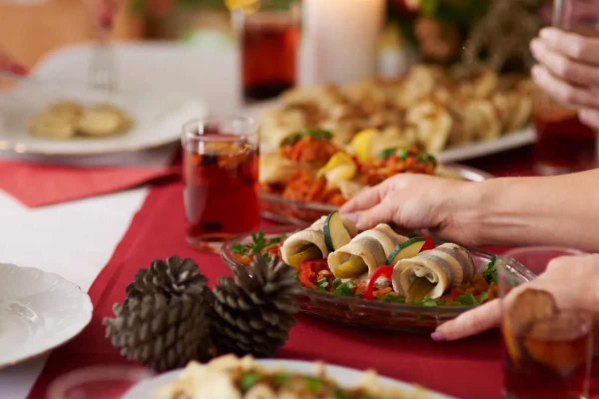 Christmas Eve Dinner in Lviv at Stumari Restaurant