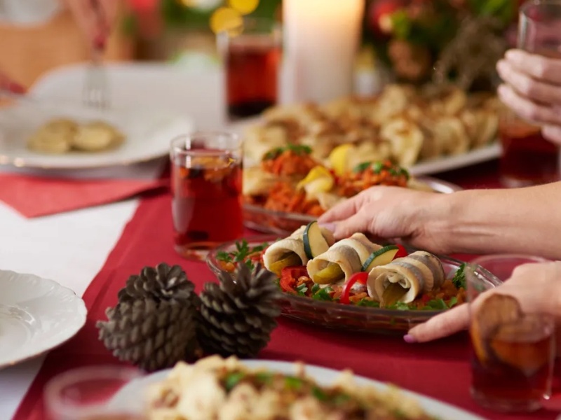 Christmas Eve Dinner in Lviv at Stumari Restaurant